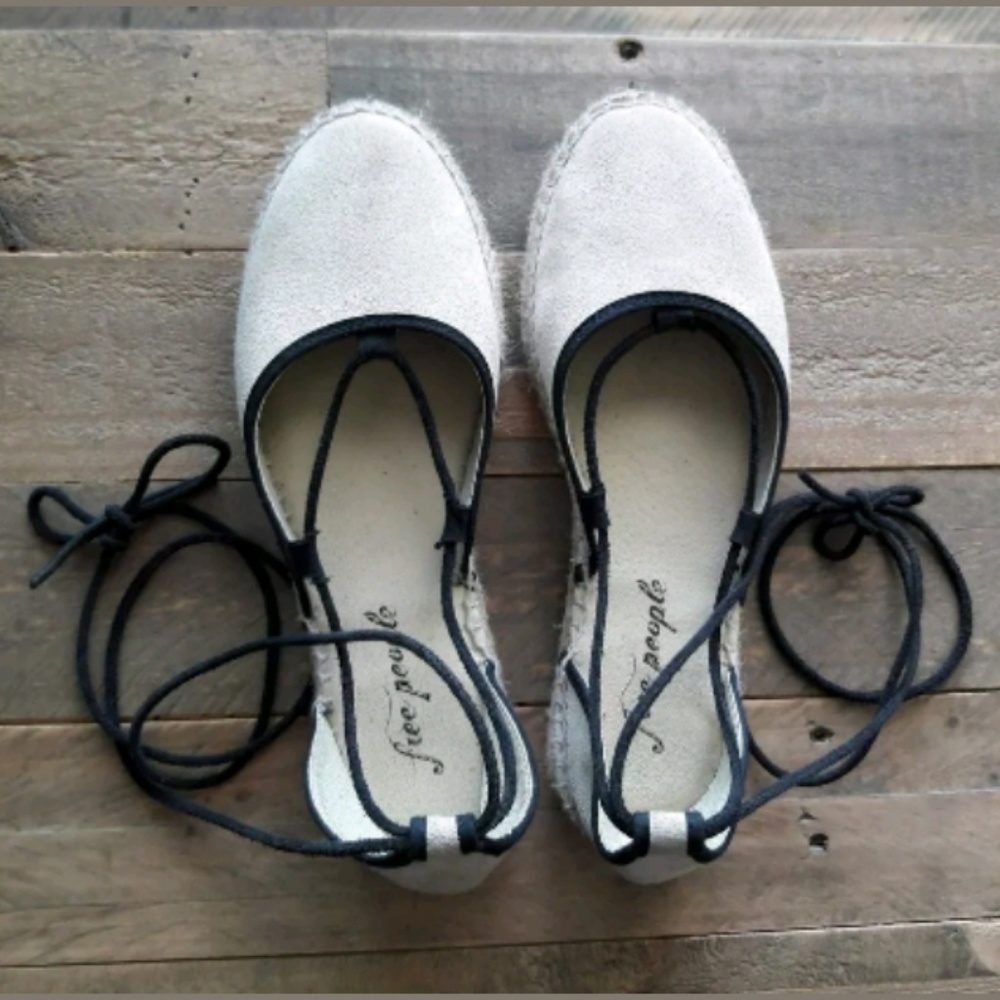 🔸️SOLD🔸️ Free People Marina Suede Espadrille - Picture 1 of 6